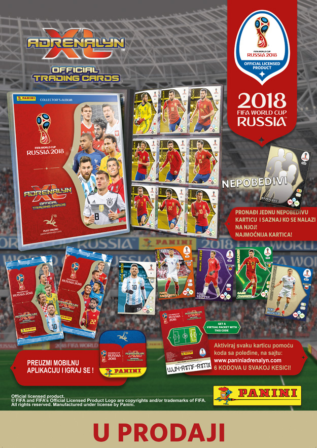 FIFA WORLD CUP RUSSIA 2018 ADRENALYN XL
