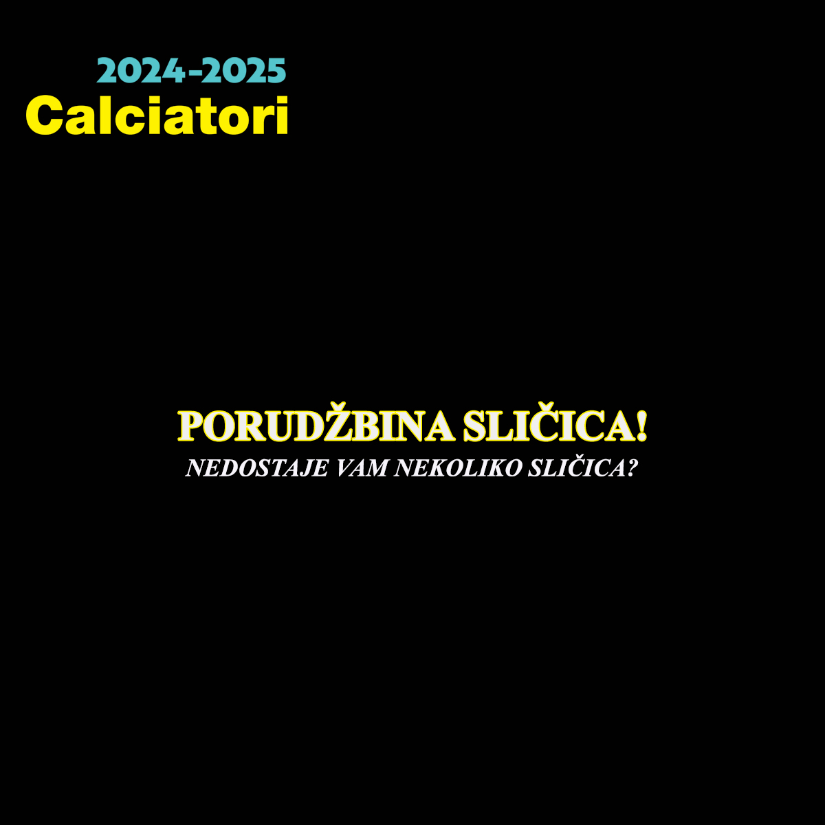 CALCIATORI 2024/25