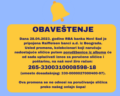 OBAVEŠTENJE